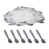 Small Cosmetic Spatulas 400 PCS Disposable Cream Spatulas, Makeup Mask Tip Scoops, Frosted Cosmetic view 1