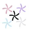 Small Cosmetic Spatulas 250pcs Exquisite Crescent Spoon Face Cream Mini Cosmetic Scraper Mask Eye view 1