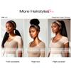 ME-U Headband Wig Human Hair Kinky Straight Guleless Wigs for Black Women Wear and Go 180% Density Yaki Straight Wig No Lace Natural Black Color 24inch view 3