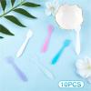 Small Cosmetic Spatulas 10 Pcs Mini Cosmetic Spatulas Scoop Face Cream Makeup Mask Mixed Spoon Beauty DIY Tools Eye Applicator Sticks(Blue) view 2