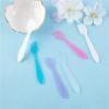 Small Cosmetic Spatulas 10 Pcs Mini Cosmetic Spatulas Scoop Face Cream Makeup Mask Mixed Spoon Beauty DIY Tools Eye Applicator Sticks(Blue) view 3