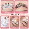 8 Pcs Lash Shampoo Brush, Eyelash Cleaning Brush Lashs Wash Brushs for Nose Cleaning Fan Brushs Peel off Blackhead Brushes Remover Tool view 3