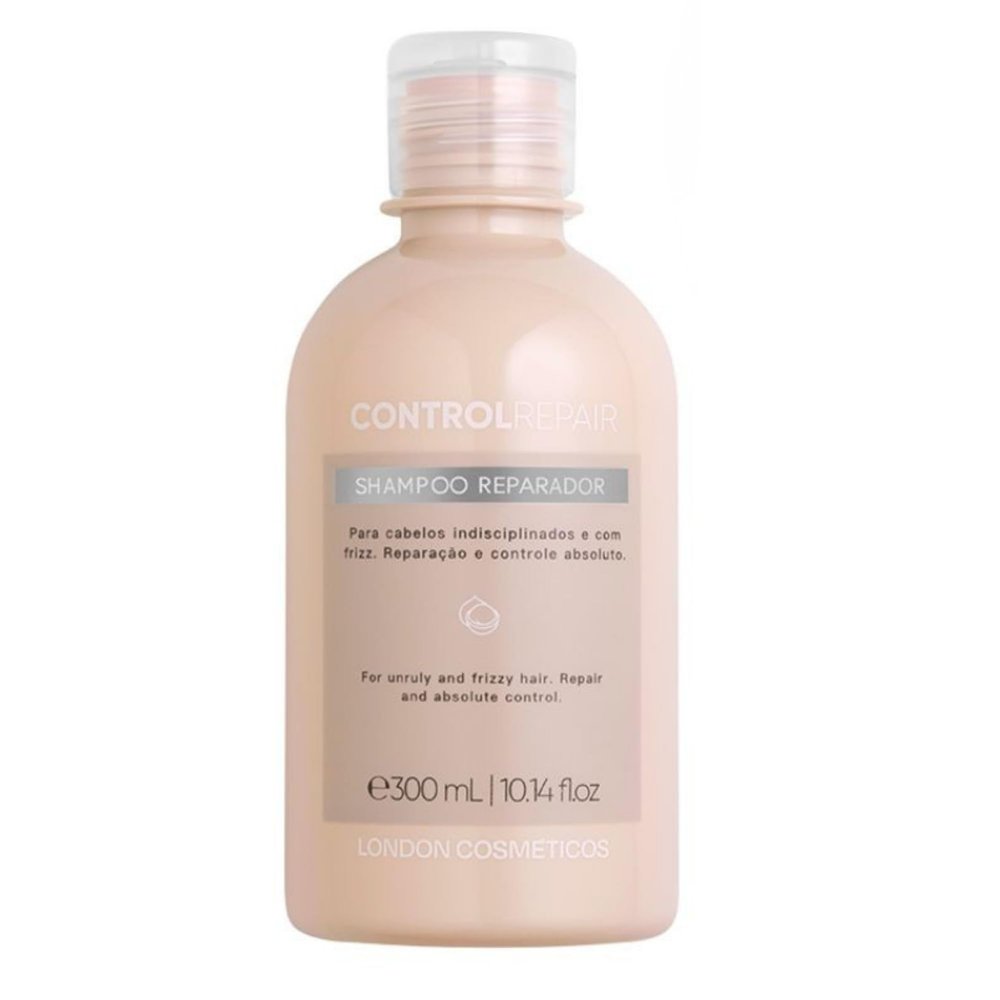 London Cosmetics Inc Control Repair Shampoo 300 ml | Gentle Cleansing & Frizz Control for Dry, Thick & Unruly Hair | Macadamia Oil & Collagen | Prepares Hair for Deep Repair Treatments