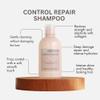 London Cosmetics Inc Control Repair Shampoo 300 ml | Gentle Cleansing & Frizz Control for Dry, Thick & Unruly Hair | Macadamia Oil & Collagen | Prepares Hair for Deep Repair Treatments view 2