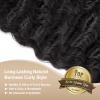 Burmese Curly Bundles Human Hair 20 22 24 Inch 12A Deep Curly Hair 3 Bundles 100% Unprocessed Quick Weave 3c4a Water Wave Bundles with Spiral Curly End Real Human Hair Extensions view 4
