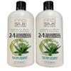 NinthAvenue Basics Pack of 2 Pro Silk 2 In 1 Shampoo & Conditioner/Moisturizing/Aloe Vera, Spearmint and Pro Vitamin B5 / 32 Oz view 1