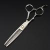 TXGJWRA Hair Cutting Shears, 6 Inch Professional Left Handed Scissor Bearing Scissors Haircut Thinning Barber Hairdresser,Thinning Scissor-A view 1