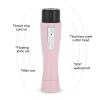 Yinhing Mini Women Electric Hair Removal Depilatory Machine Portable Lady Body Shaver Smooth Skin Shaving Tool for Arms Underarm Legs Pink Lightweight Compact Size view 4