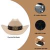honselia Cowboy Hat Band for Men Women, Western Straw Hat Belt Decorative Hatband view 3