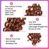 Boho Ocean Wave Crochet Hair 18Inch Curly Crochet Hair 8Packs view 4
