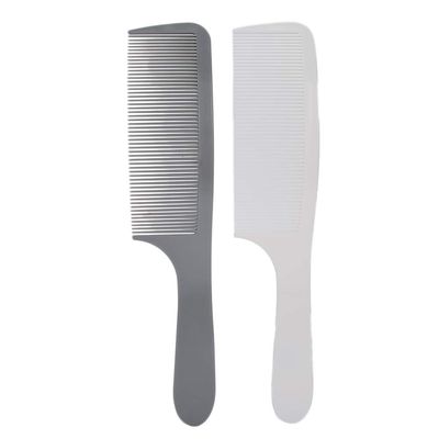 Professional Curved Barber Clipper Comb Salon Styling Tool for Men High Density Hair Cutting Comb with Non Slip Handle 2 Pack