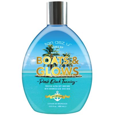 Tan Asz U Boats & Glows Double Dip Tanning Lotion, 13.5 Fl Oz