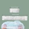100pcs Disposable Ear CoversElastic Clear Waterproof Plastic for Hair Dye, Bathing, Travel, Daily Use (100) view 3