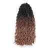 ALLUREMOUR Curly Hair Synthetic Soft Dreads Dreadlocks Hair Pre Stretched Curly Braiding Hair Extensions ALLUREMOUR(3Pcs/Lot,1B 427_18INCHES) view 1