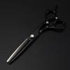 Hair Cutting Shears 6 Inch Professional Steel Upscale Gem Black Cut Hair Scissors Haircut Thinning Barber Cutting Shears Hairdressing Scissors(Set) view 4