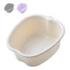 AXLOFO Foot Soaking Tub Large Size Foot Basin, Feet Soaking Tub with Massage Acupoint, Pedicure Feet Soak Basin Plastic Bucket for Women and Men (White) view 1