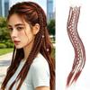 Eliza Clip in Braid Hair Extensions for Women 22 Inch 6 Clip,Brown Copper view 1