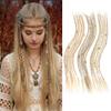 Eliza Clip in Braid Hair Extensions for Women 22 Inch 6 Clip, Golden Blonde view 1