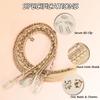 Eliza Clip in Braid Hair Extensions for Women 22 Inch 6 Clip, Golden Blonde view 3
