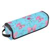 DUOBU Hair Tools Travel Bag with Heat Resistant Mat Portable Hair Tools Organizer for Curling Iron Flat Irons Straighteners Hair Dryer Haircare Accessories Butterflies Floral view 1