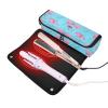 DUOBU Hair Tools Travel Bag with Heat Resistant Mat Portable Hair Tools Organizer for Curling Iron Flat Irons Straighteners Hair Dryer Haircare Accessories Butterflies Floral view 2