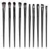 10PCS Eye Makeup Brushes Set, Multifunctional Eyeshadow Brush Set Portable Eye Shadow Brush with Soft Hairs, Professional Blending Smudging Defining Eyeliner Brushes for Aegyo-Sal Contouring Brighten view 1