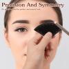 Classicseali 3PCS Brow Mapping Ruler,Reusable Eyebrow Mapping, Stainless Steel Eyebrow Ruler Mappings, for Perfect Eyebrows Design, Ideal for Microblading and Daily Makeup, for Women and Men, Black view 4