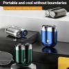2026 New Upgrade Pocket Shaver, Rechargeable Waterproof Gradientis Color Mini Electric Shavers for Men, Washable Double Head Razor (Blue) view 2