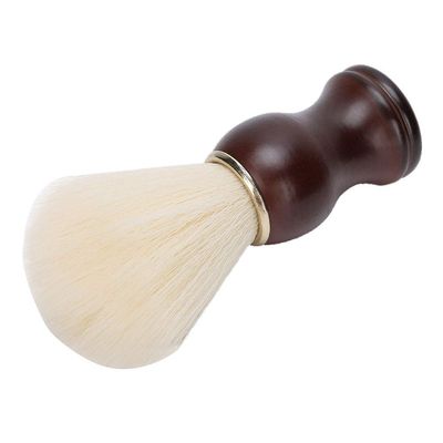 Professional Men Beard Shaving Brush Soft Nylon Hair Facial Cleaning Brush for Barber Salon Home Travel Durable Multifunctional Accessory