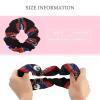 Spiral Hair Ties for Long Hair Patriotic American Flag And Bald Eagle, Stretchy Coil Scrunchies, Voluminous Ponytail Holders for Big Buns and Thick Styles view 2