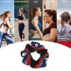 Spiral Hair Ties for Long Hair Patriotic American Flag And Bald Eagle, Stretchy Coil Scrunchies, Voluminous Ponytail Holders for Big Buns and Thick Styles view 3