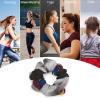 Spiral Scrunchies for Active Women American Flag And Bald Eagle Art, No-Slip Coil Hair Ties, Secure Ponytail Holders for Running, Gym, and Sports view 3