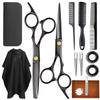 Hair Cutting Scissors Shears Kits, Professional Haircut Scissors Set with Thinning Shears, Stainless Steel Barber Scissors for Men, Women, Kids, Salon & Home Use view 1