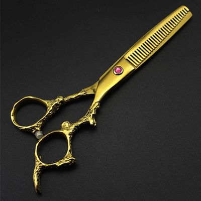 Hairdressing Scissors Professional 6 Inch 440c Cut Hair Scissor Cutting Shears Salon Thinning Sissors