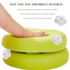 2 Pieces Mango-Shaped Makeup Sponge - Dry Wet Dual Use, Soft, Reusable, for Foundation, Blending, and Powder Application view 3