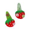 Handmade Strawberry Pattern Green Hair Clip Fabric Secure Clasp Easy to Wear for Most Hairstyles Casual Occasion Hair Barrettes view 3