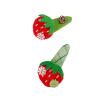 Handmade Strawberry Pattern Green Hair Clip Fabric Secure Clasp Easy to Wear for Most Hairstyles Casual Occasion Hair Barrettes view 4