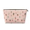 IRIHISKY Cosmetic Bag Cactus Pattern Pastel Makeup Pouch Travel Toiletry Organizer Zipper Waterproof for Women view 1