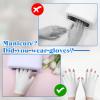 2 Pairs UV Gloves for Gel Nail Lamp, UV Protection Glove for Women Professional Fingerless UVs Light Protection Gloves Anti UVs Glove for Gel Nail Lamp Art Skin Care Fingerless for Protecting Hands view 3