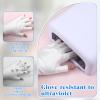 2 Pairs UV Gloves for Gel Nail Lamp, UV Protection Glove for Women Professional Fingerless UVs Light Protection Gloves Anti UVs Glove for Gel Nail Lamp Art Skin Care Fingerless for Protecting Hands view 4