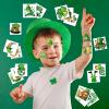 117 PCS St Patricks Day Temporary Tattoos for Boy Girl, Green Shamrock St. Patrick's Day Fake Tattoos for Women Men Adult, Irish Parade & Party Favor Supply Decoration view 3