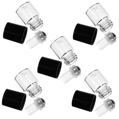 Unomor 25Pcs Glass Roller Bottles for Perfume Travel Refill Set