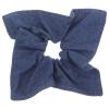 VALICLUD Large Denim Hair Scrunchie Bow Elastic Scrunchies for Thick Curly Hair Blue Jeans Fabric for Women Accessories view 1