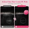 Ve Sunny Seamless Clip in Real Human Hair Extensions Brunette view 4
