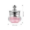 SHOWERORO 3Pcs 5G Acrylic Crown Small Empty Cream Containers Refillable Travel Jars for Cosmetic Eye Cream with Lid Pink view 2