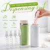 4 in 1 Travel Dispenser, 4 Pack 30ML Travel Bottles for Toiletries, Leak Proof Travel Size Containers, Portable Containers for Shampoo Lotion Conditioner Cream (Green) view 2