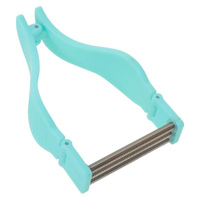 HAMPPLIES Facial Hair Remover Spring Roller for Women Handheld Epilator for Face and Chin Hair Removal Portable Green Facial Threading Tool for Upper Lip