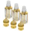 PLAFOPE 3 Pcs 3Ml Essential Oil Glass Dropper Bottles for Refillable Perfume, Portable Containers with Caps for Aromatherapy and Travel view 1