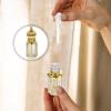 PLAFOPE 3 Pcs 3Ml Essential Oil Glass Dropper Bottles for Refillable Perfume, Portable Containers with Caps for Aromatherapy and Travel view 4
