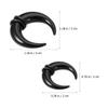 POPETPOP 12Pcs Acrylic Septum Stretching Rings U-Shaped Nose Septum Clamps Ear Gauge Piercing Kit 2Mm-3Mm Mixed Colors for Ear and Nose Cartilage Stretching view 2